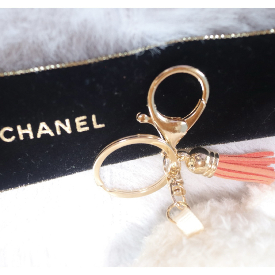 CHANEL - CHANEL × テディベア キーホルダーオーバーオールCB CHANEL - CHANEL × テディベア キーホルダーオーバーオールCB
