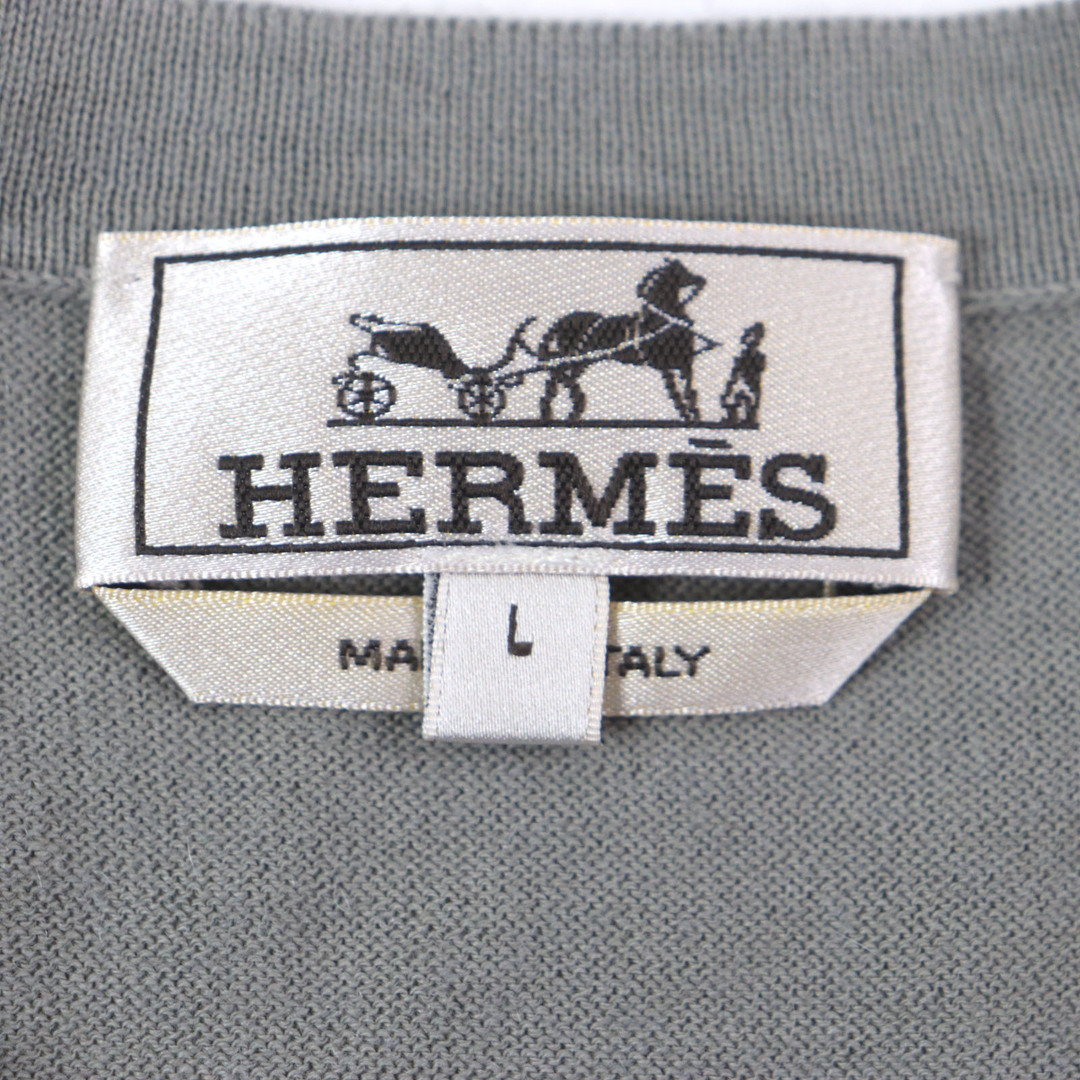 HERMES - 極美品▽HERMES エルメス 23SS コットン カシミヤ H HERMES - 極美品▽HERMES エルメス 23SS コットン カシミヤ H