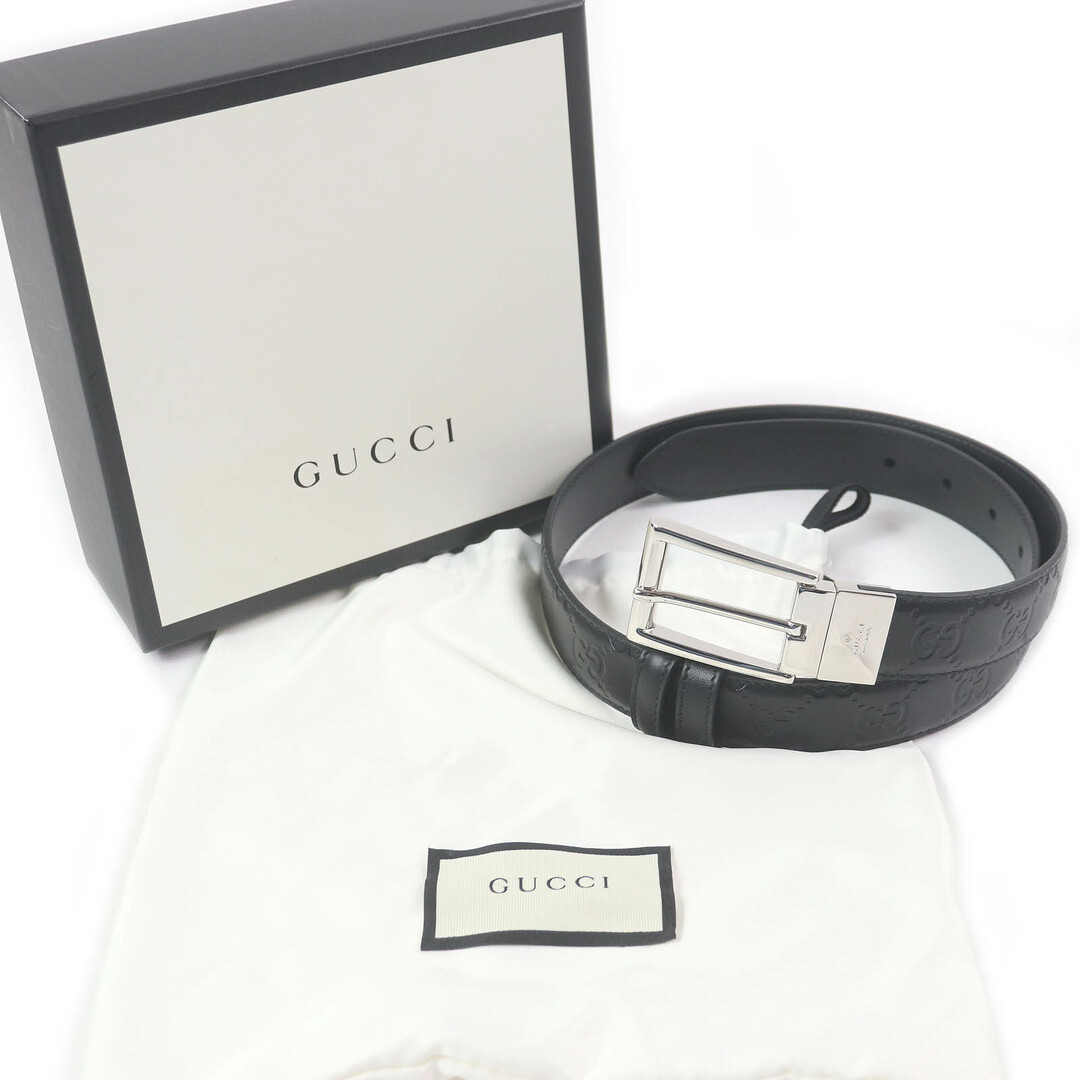 GUCCI - 極美品□GUCCI グッチ GGロゴ 総柄 シルバー金具 ピン GUCCI - 極美品□GUCCI グッチ GGロゴ 総柄 シルバー金具 ピン