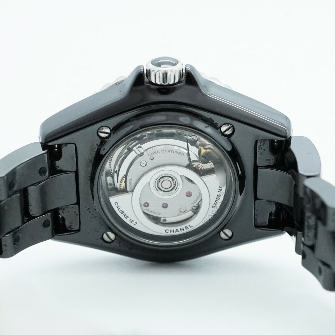 CHANEL - 【5wwd0129】シャネル J12 黒文字盤【中古】腕時計 CHANEL - 【5wwd0129】シャネル J12 黒文字盤【中古】腕時計