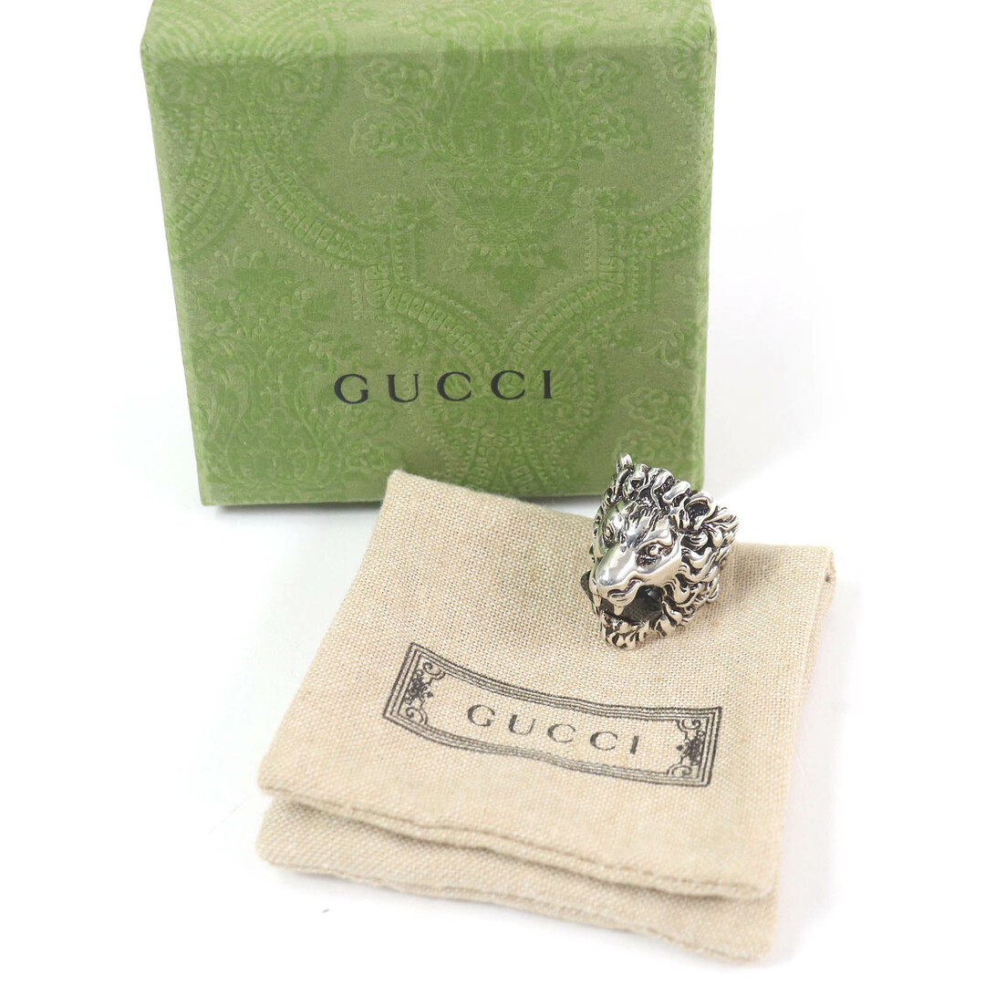 GUCCI - 極美品□GUCCI グッチ ライオンヘッド リング・指輪 GUCCI - 極美品□GUCCI グッチ ライオンヘッド リング・指輪