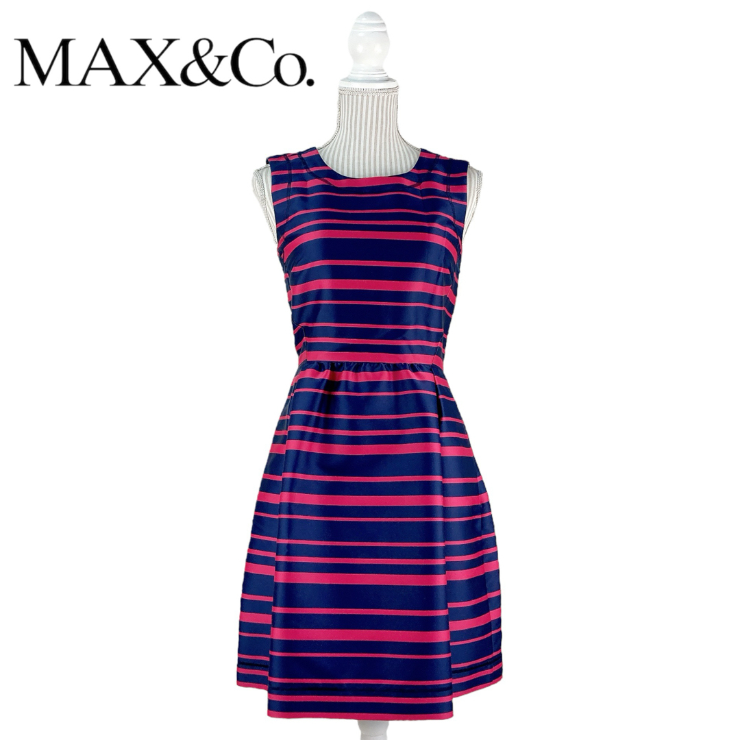 Max & Co. - 04T616☆ MAX & Co. ノースリーブ ひざ丈 Max & Co. - 04T616☆ MAX & Co. ノースリーブ ひざ丈