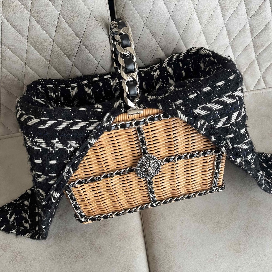 USED シルバー金具 Vaquutaux picnic カゴbag ヴァクトーの通販 USED シルバー金具 Vaquutaux picnic カゴbag ヴァクトーの通販