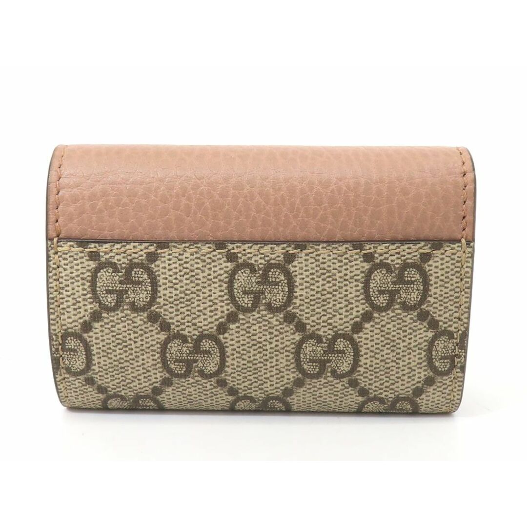 GUCCI - 【新着】グッチ 456118 GGスプリーム×レザー ベージュ GUCCI - 【新着】グッチ 456118 GGスプリーム×レザー ベージュ