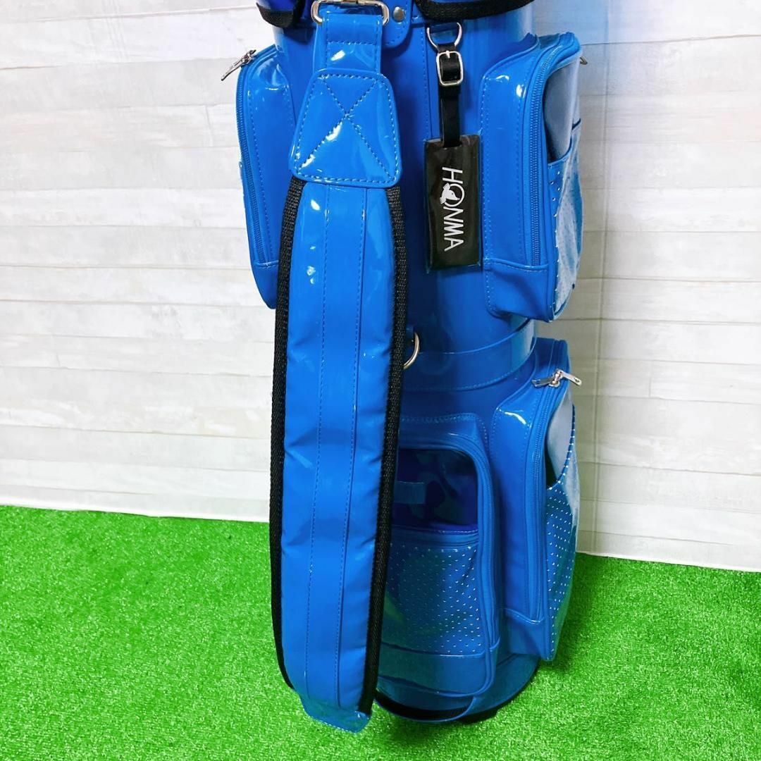 本間ゴルフ - HONMA ホンマゴルフ キャディバッグ ブルー 8型 5 本間ゴルフ - HONMA ホンマゴルフ キャディバッグ ブルー 8型 5