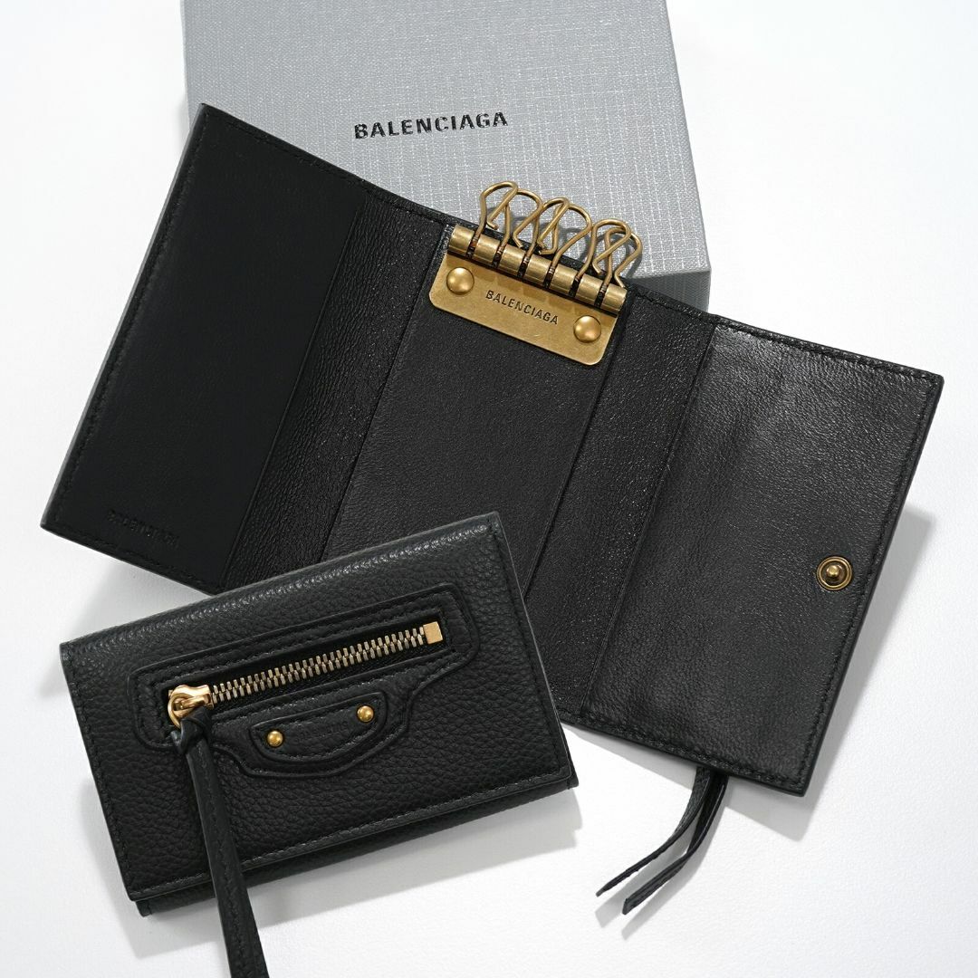 BALENCIAGA - BALENCIAGA バレンシアガ 6連 キーケース 650854 BALENCIAGA - BALENCIAGA バレンシアガ 6連 キーケース 650854