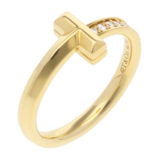 Tiffany & Co. - ティファニー Tワン リング 指輪 11号 18金 K18 Tiffany & Co. - ティファニー Tワン リング 指輪 11号 18金 K18