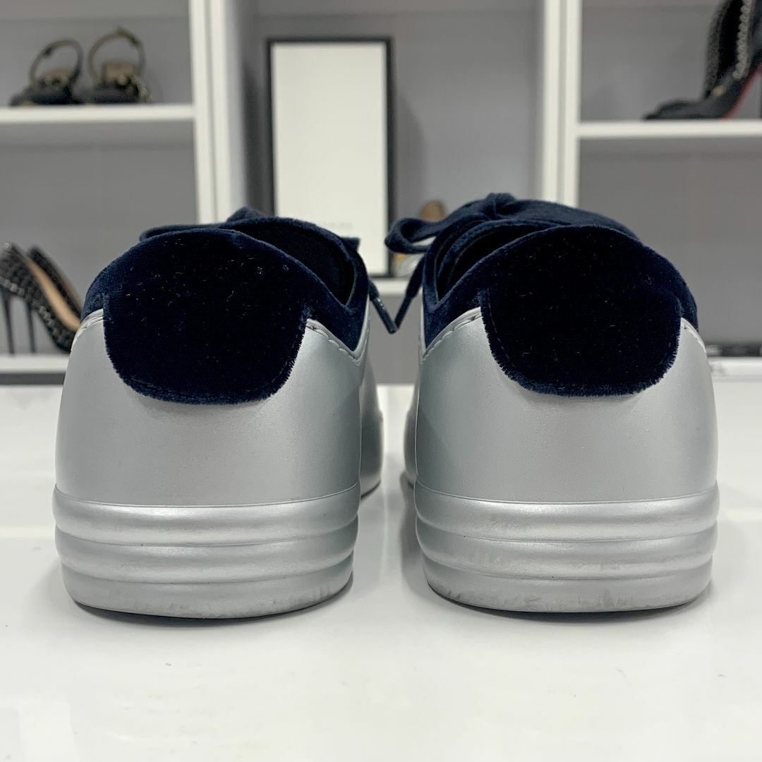 CHANEL - 9631 シャネル レザー ベロア ココマーク スニーカー CHANEL - 9631 シャネル レザー ベロア ココマーク スニーカー