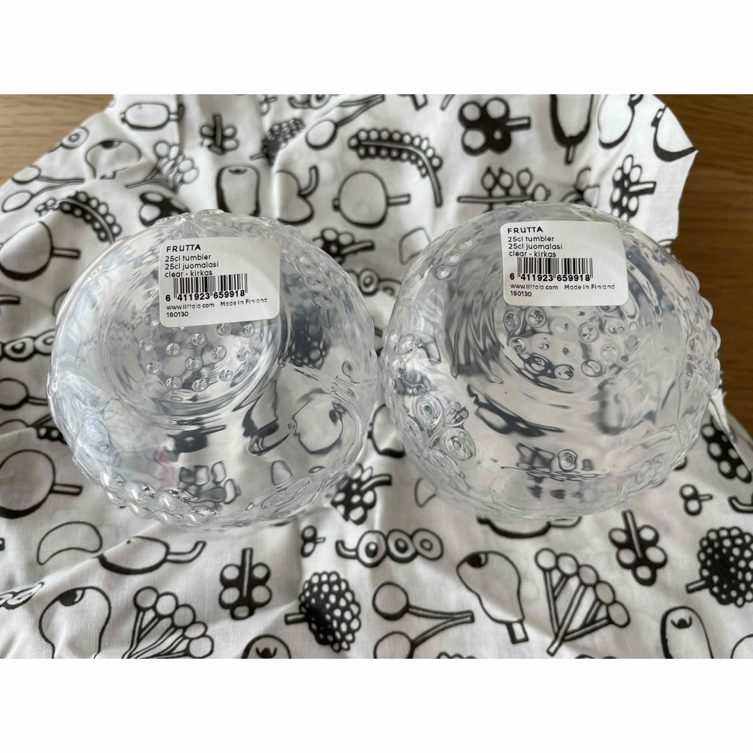 iittala - イッタラ フルッタ タンブラー クリア 2個セットの iittala - イッタラ フルッタ タンブラー クリア 2個セットの