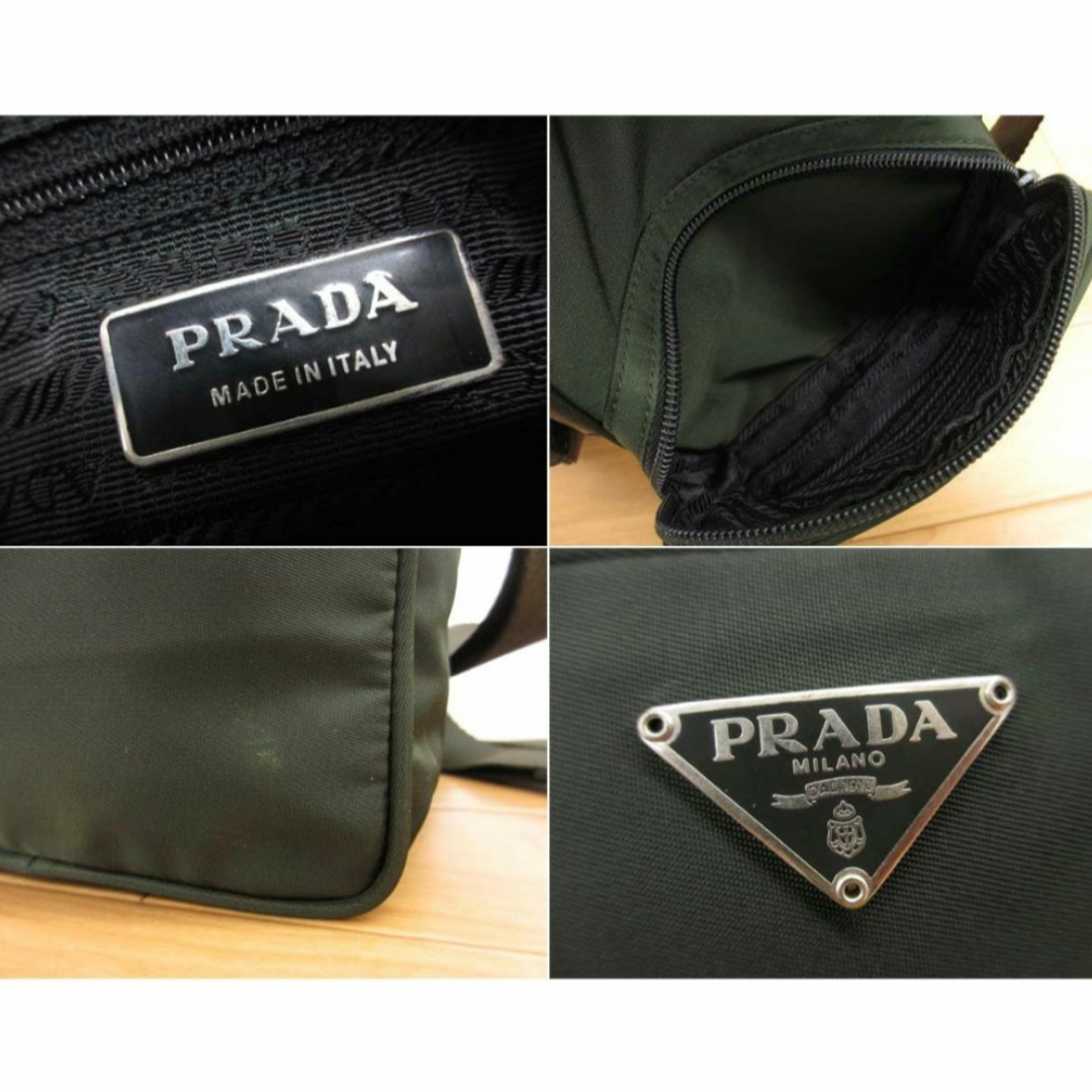 PRADA - PRADA プラダ BT0169 ナイロン×レザー ショルダーバッグ PRADA - PRADA プラダ BT0169 ナイロン×レザー ショルダーバッグ