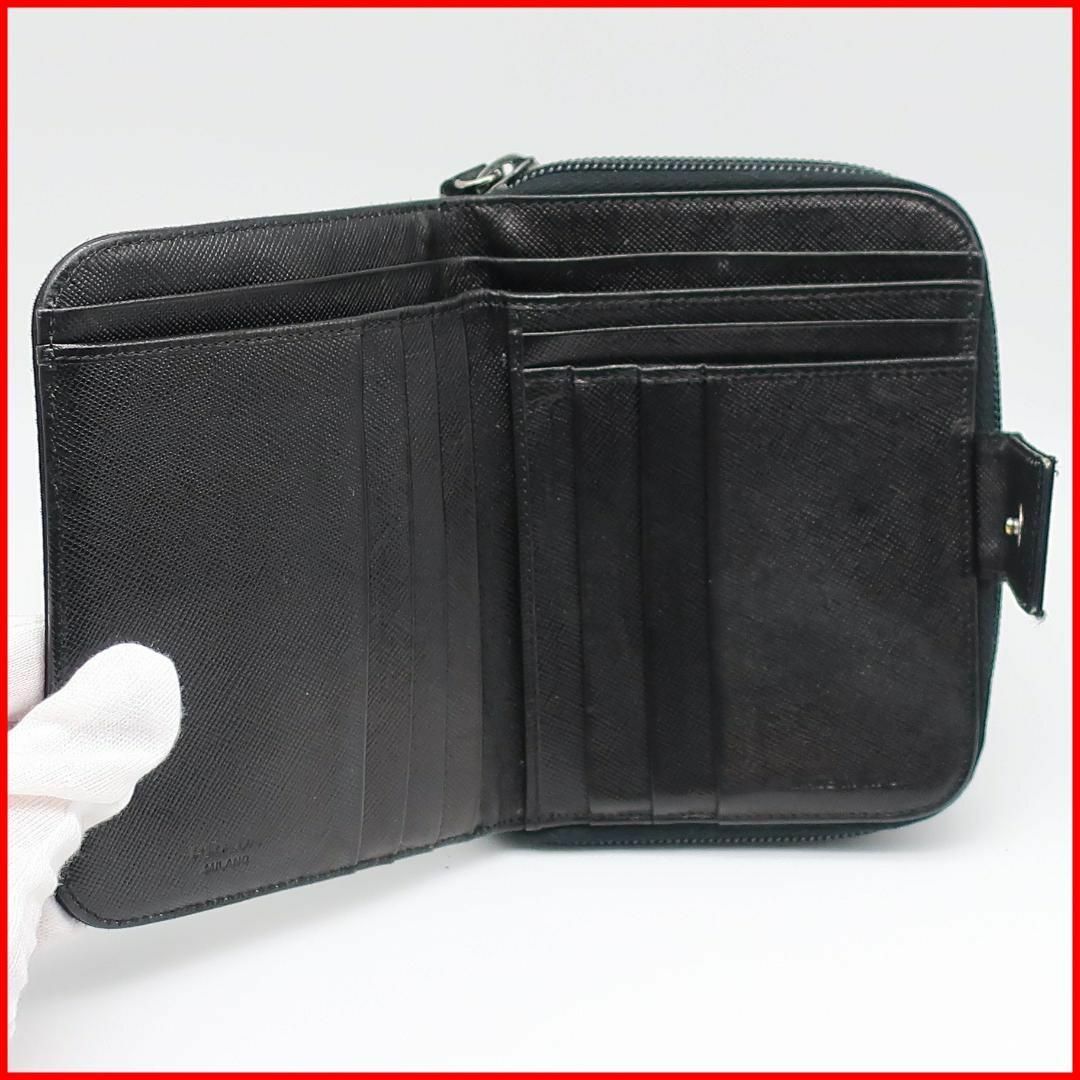 PRADA - 正規品 プラダ PRADA 財布 ナイロン 三角ロゴ 黒 PRADA - 正規品 プラダ PRADA 財布 ナイロン 三角ロゴ 黒