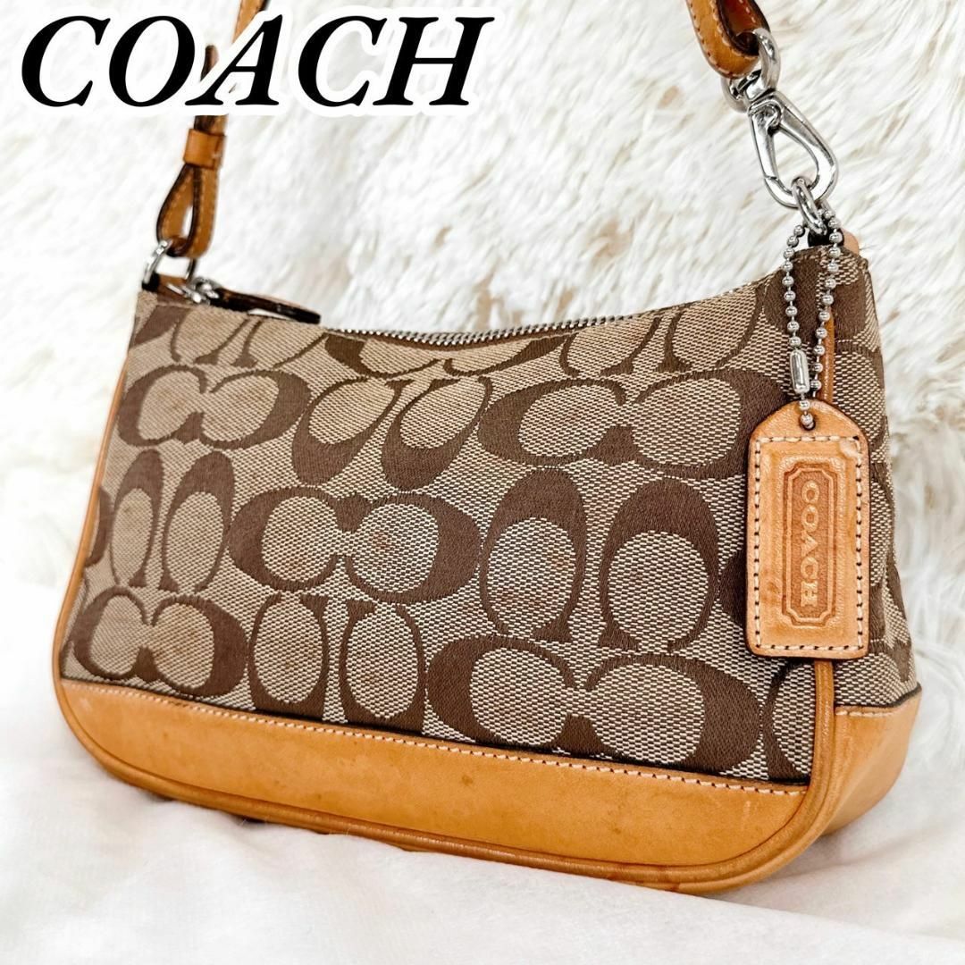 COACH - 良品 コーチ アクセサリーポーチ ワンショルダー COACH - 良品 コーチ アクセサリーポーチ ワンショルダー