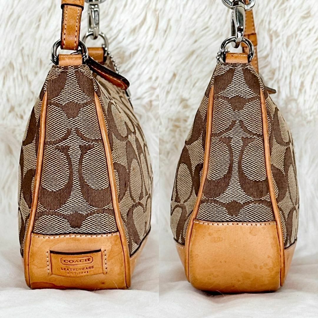COACH - 良品 コーチ アクセサリーポーチ ワンショルダー COACH - 良品 コーチ アクセサリーポーチ ワンショルダー