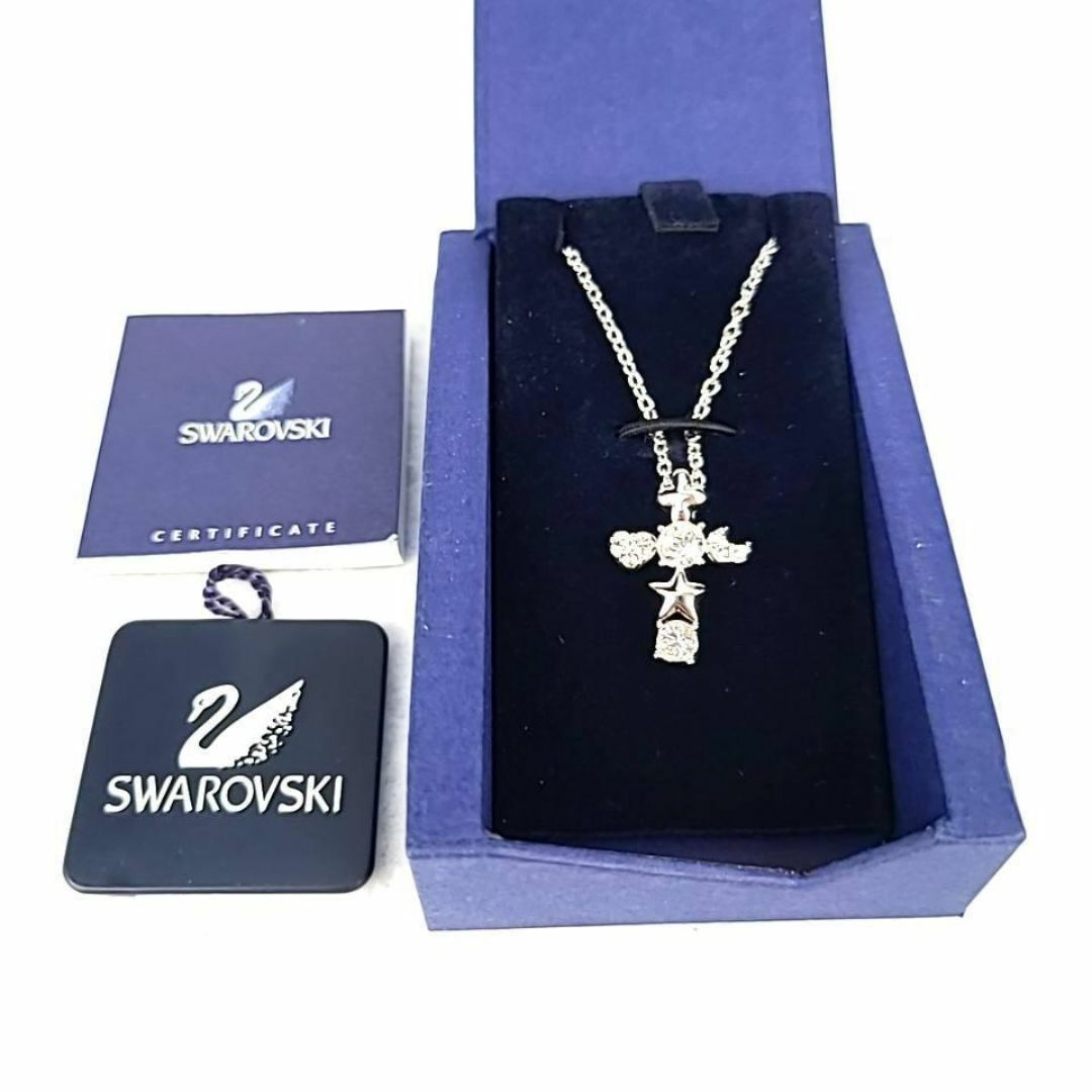 SWAROVSKI - ○未使用級◇スワロフスキー クロス ネックレス SWAROVSKI - ○未使用級◇スワロフスキー クロス ネックレス