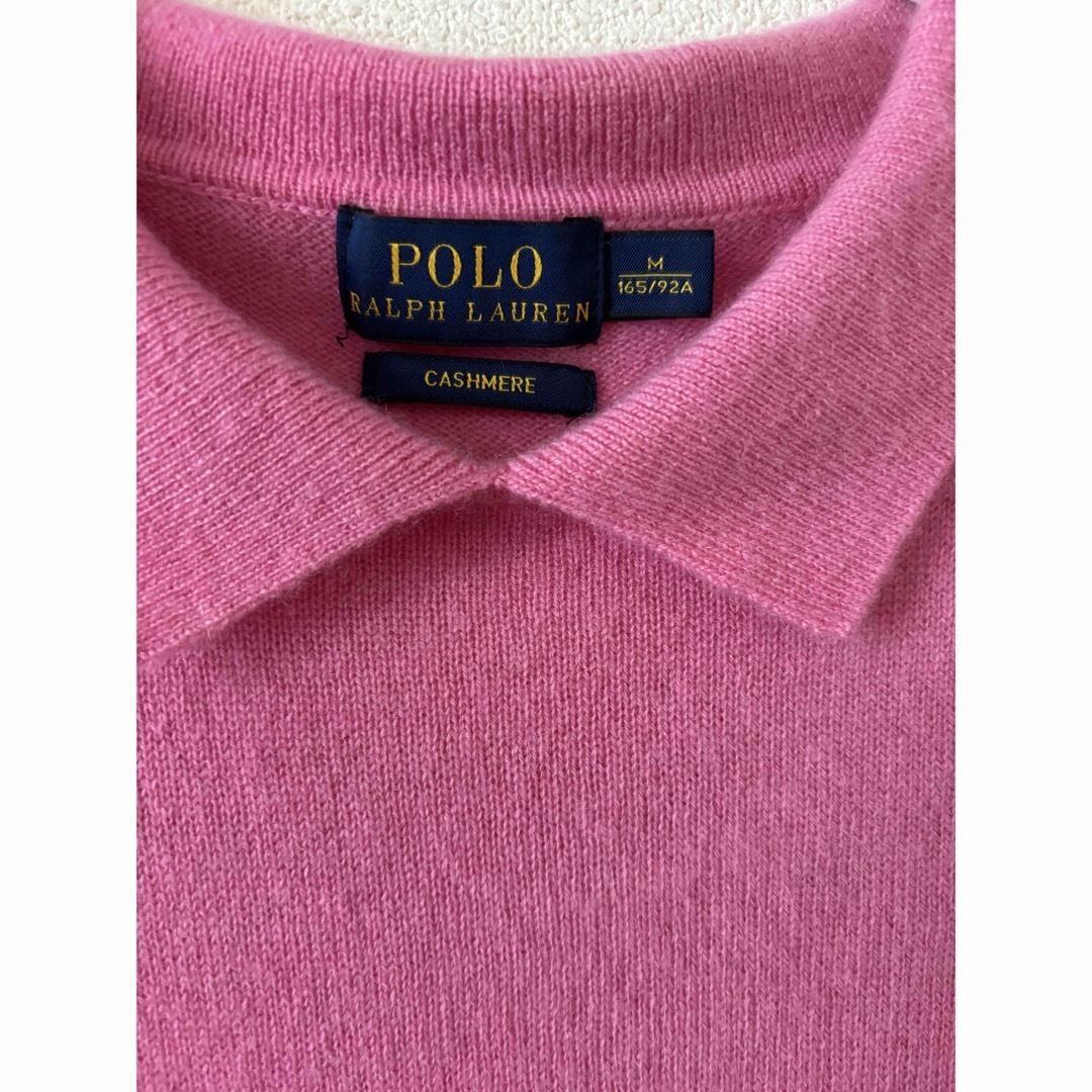POLO RALPH LAUREN - 美品 ラルフローレン カシミヤ100 半袖 POLO RALPH LAUREN - 美品 ラルフローレン カシミヤ100 半袖