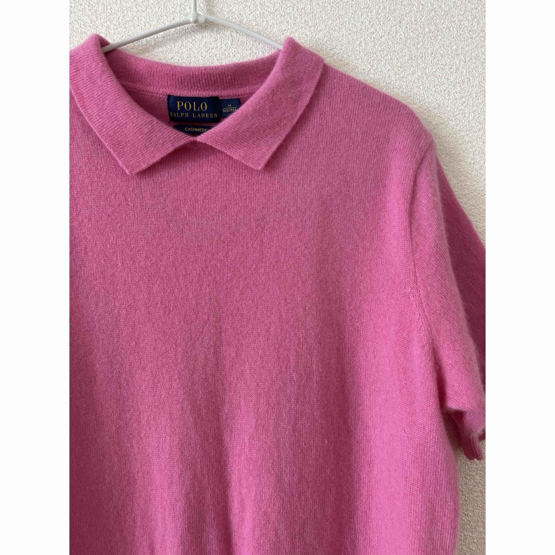 POLO RALPH LAUREN - 美品 ラルフローレン カシミヤ100 半袖 POLO RALPH LAUREN - 美品 ラルフローレン カシミヤ100 半袖