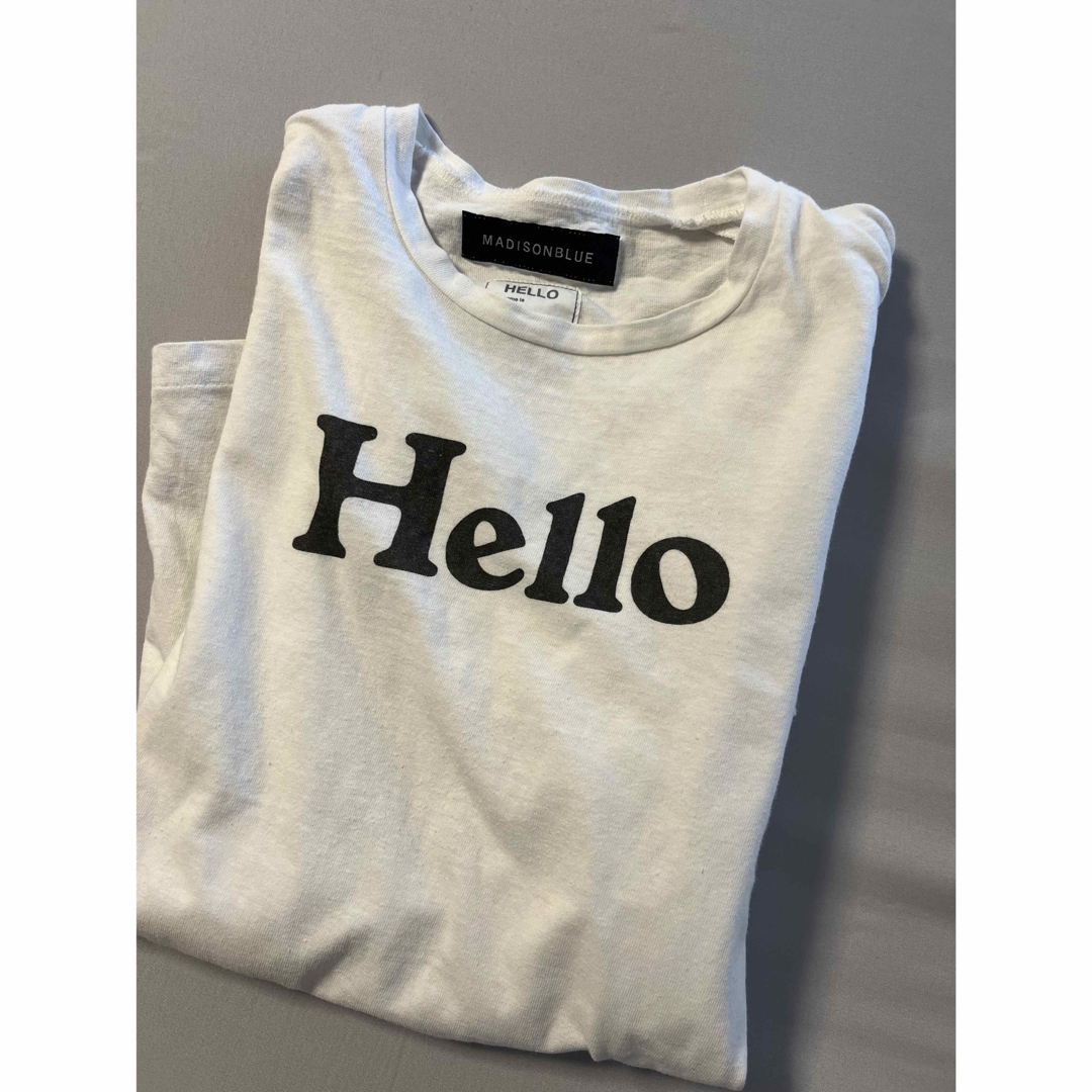 MADISONBLUE - マディソンブルー ハロー Hello Tシャツの通販 by MADISONBLUE - マディソンブルー ハロー Hello Tシャツの通販 by