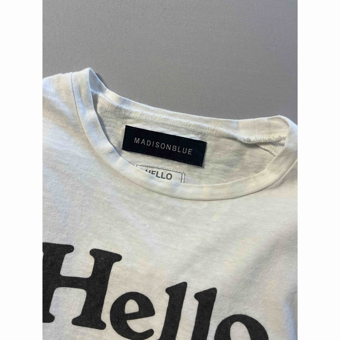 MADISONBLUE - マディソンブルー ハロー Hello Tシャツの通販 by MADISONBLUE - マディソンブルー ハロー Hello Tシャツの通販 by