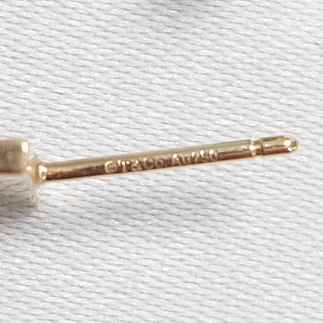Tiffany & Co. - 【美品】ティファニー K18YG Tワイヤー フープ Tiffany & Co. - 【美品】ティファニー K18YG Tワイヤー フープ
