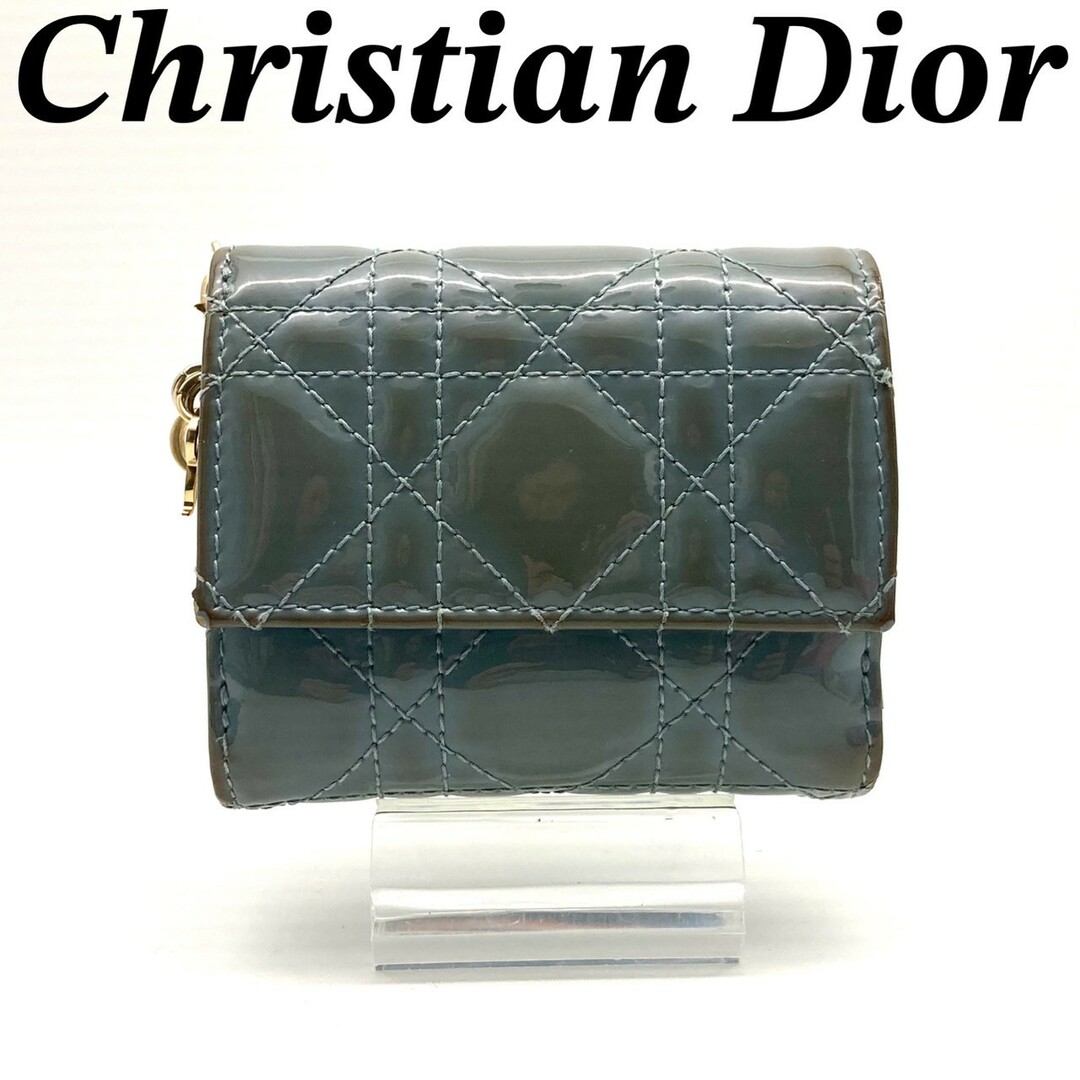 Christian Dior - クリスチャンディオール 三つ折り財布 Christian Dior - クリスチャンディオール 三つ折り財布