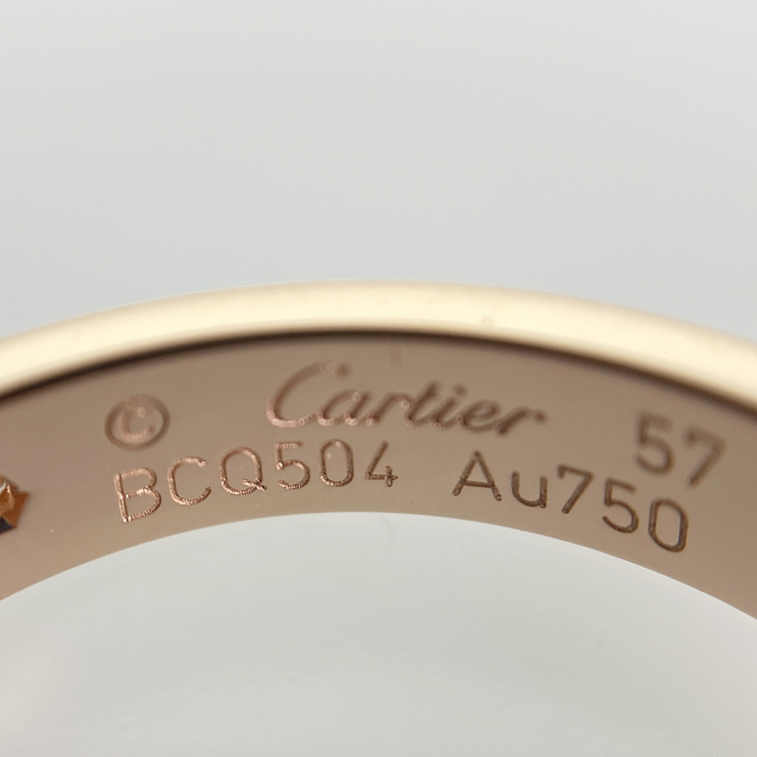 Cartier - カルティエ ミニラブ 17号(57) リングの通販 by Cartier - カルティエ ミニラブ 17号(57) リングの通販 by