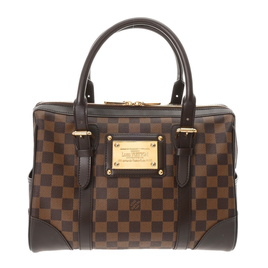 LOUIS VUITTON - 中古 ルイ ヴィトン LOUIS VUITTON N52000 FL3059 レディース ハンドバッグ ダミエ ブラウン ダミエキャンバス