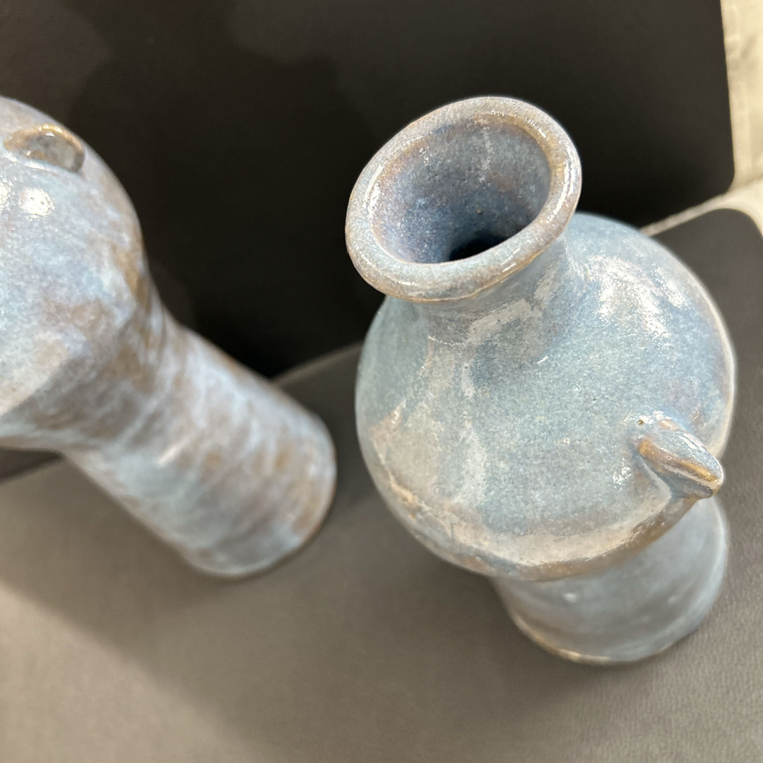 花瓶 花入 壺 飾り 置物 骨董品 2点セット コレクションの通販 花瓶 花入 壺 飾り 置物 骨董品 2点セット コレクションの通販