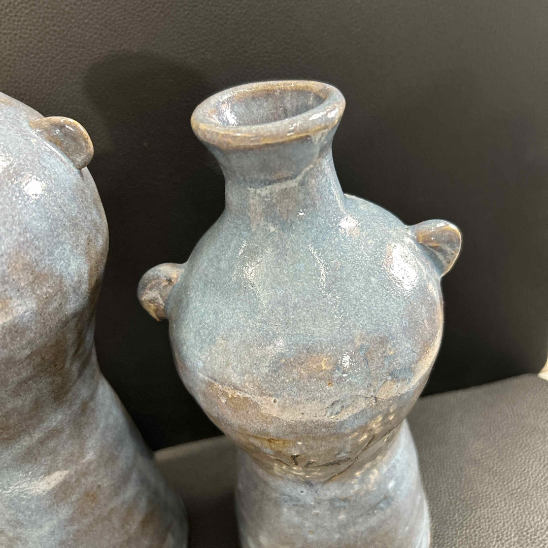 花瓶 花入 壺 飾り 置物 骨董品 2点セット コレクションの通販 花瓶 花入 壺 飾り 置物 骨董品 2点セット コレクションの通販