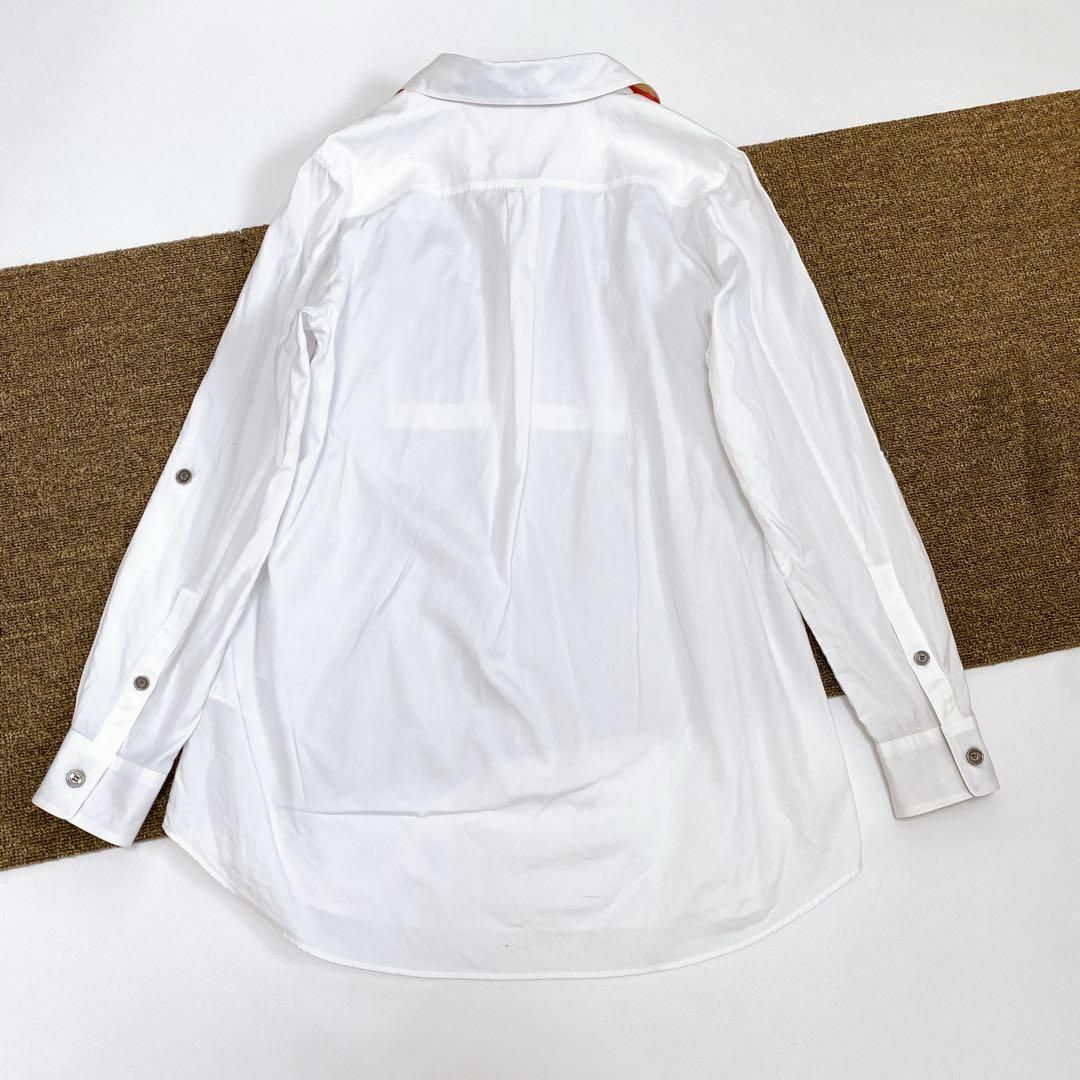 美品 バーバリーロンドン ロングシャツ ブラウス ピンタック 美品 バーバリーロンドン ロングシャツ ブラウス ピンタック