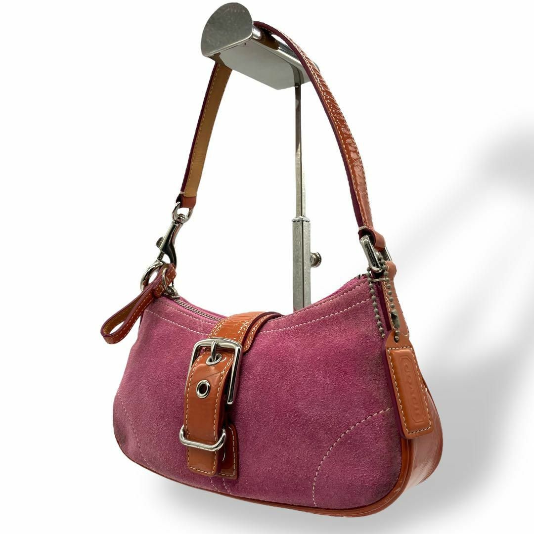 COACH - Coach Soho Mini Handbag Signature Pinkの通販 by COACH - Coach Soho Mini Handbag Signature Pinkの通販 by