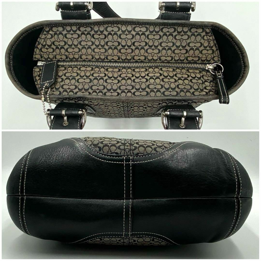 COACH - COACH コーチ チャーム ミニシグネチャー トートバッグ COACH - COACH コーチ チャーム ミニシグネチャー トートバッグ
