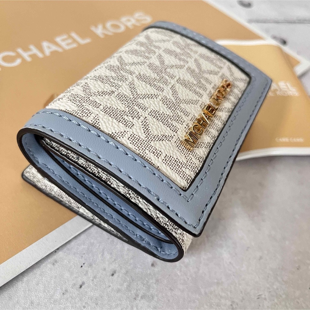 MICHAEL KORS - マイケルコース☆新品☆JET SET 三つ折り財布 MICHAEL KORS - マイケルコース☆新品☆JET SET 三つ折り財布