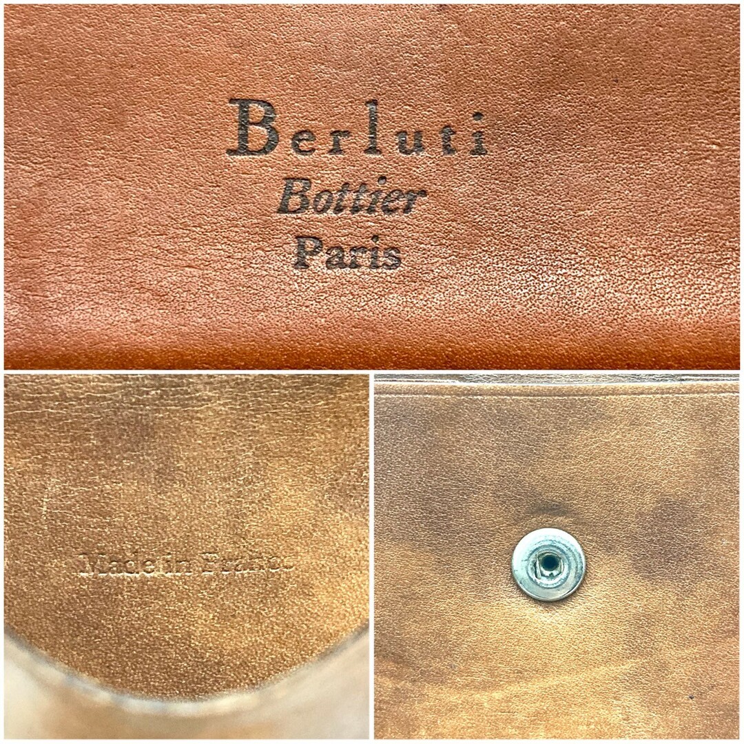 BERLUTI - ベルルッティ 二つ折り財布 カリグラフィ レザー BERLUTI - ベルルッティ 二つ折り財布 カリグラフィ レザー