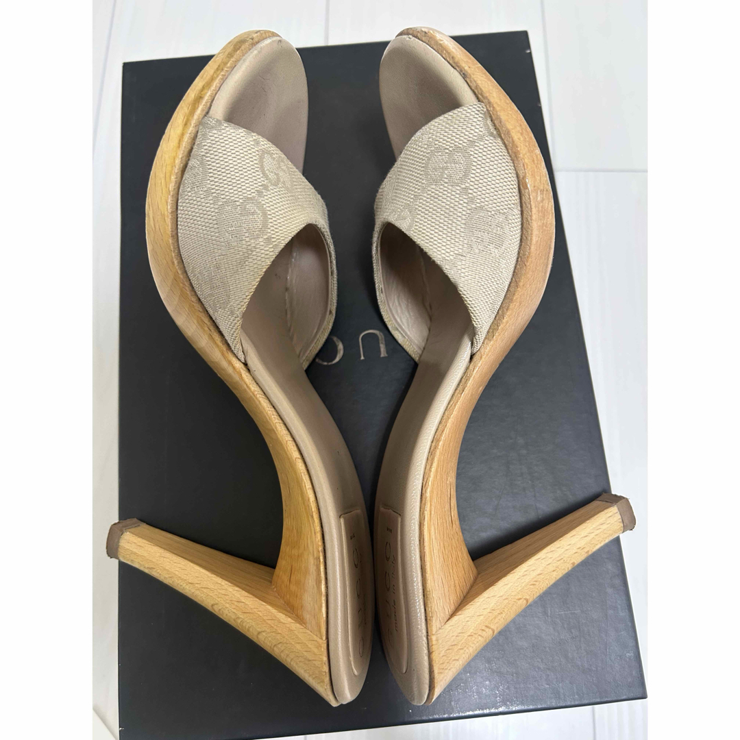 GUCCI - GUCCI ミュール 35ハーフ GGキャンバスの通販 by みるる GUCCI - GUCCI ミュール 35ハーフ GGキャンバスの通販 by みるる