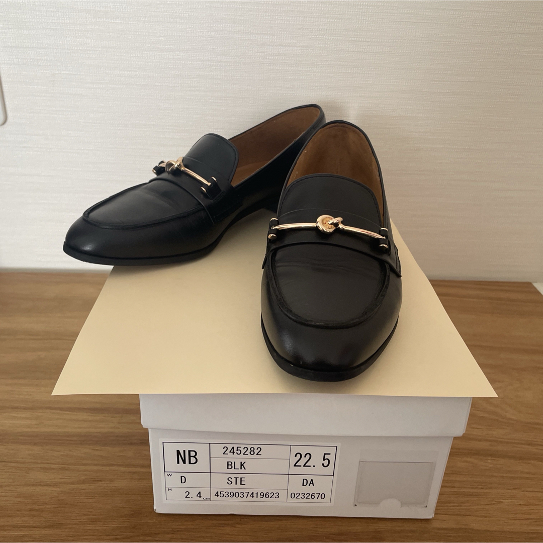 GINZA Kanematsu - GINZA KANEMATU ローファー 黒 NB245282 22.5 GINZA Kanematsu - GINZA KANEMATU ローファー 黒 NB245282 22.5