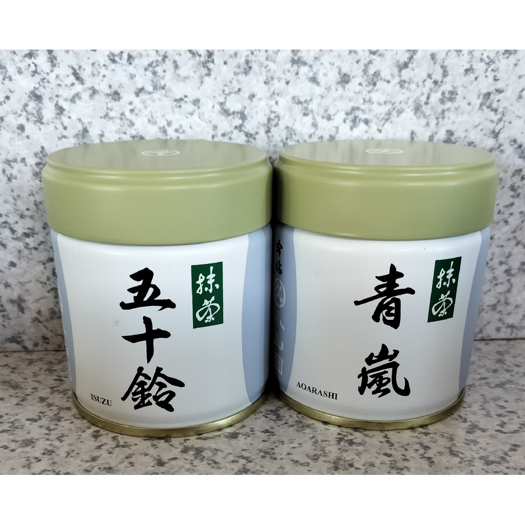 説明欄必読】宇治 丸久小山園 抹茶 青嵐40g缶&五十鈴40g缶【2缶 説明欄必読】宇治 丸久小山園 抹茶 青嵐40g缶&五十鈴40g缶【2缶