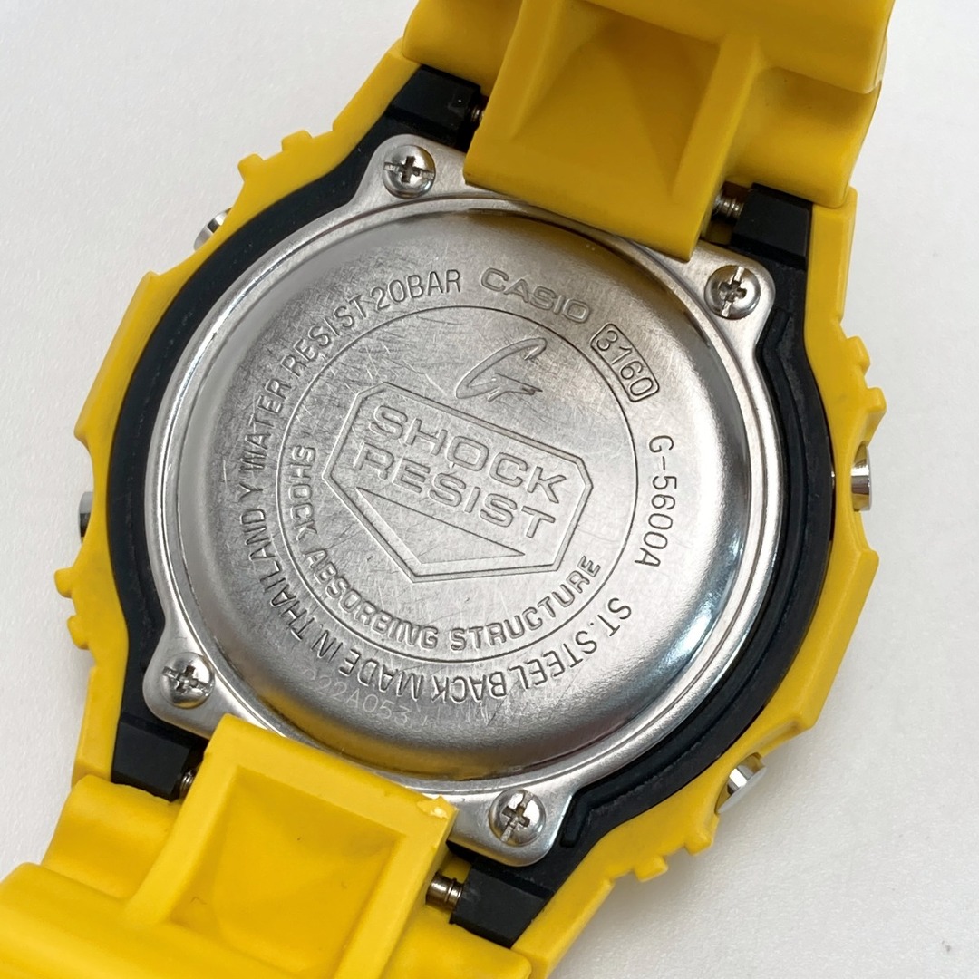 CASIO - CASIO カシオ G-SHOCK デジタル G-5600A-9JF イエロー CASIO - CASIO カシオ G-SHOCK デジタル G-5600A-9JF イエロー