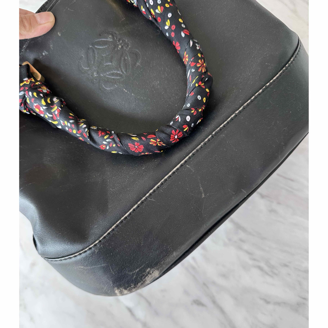 LOEWE - ロエベ ハンドバッグ 黒 レザー 2wayの通販 by xtine's LOEWE - ロエベ ハンドバッグ 黒 レザー 2wayの通販 by xtine's