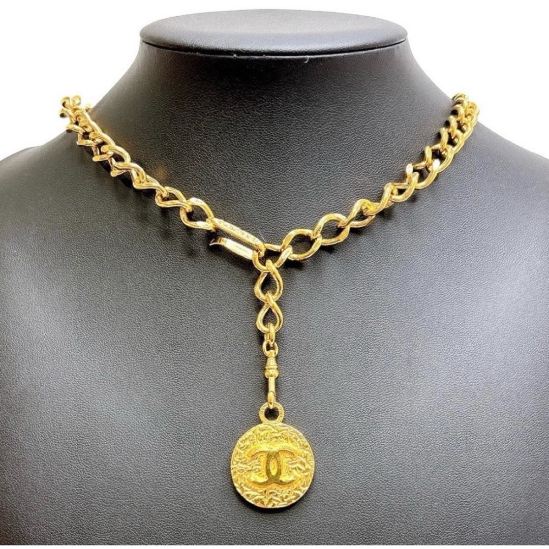 CHANEL - シャネル ネックレス チェーンベルト ゴールド ココ CHANEL - シャネル ネックレス チェーンベルト ゴールド ココ