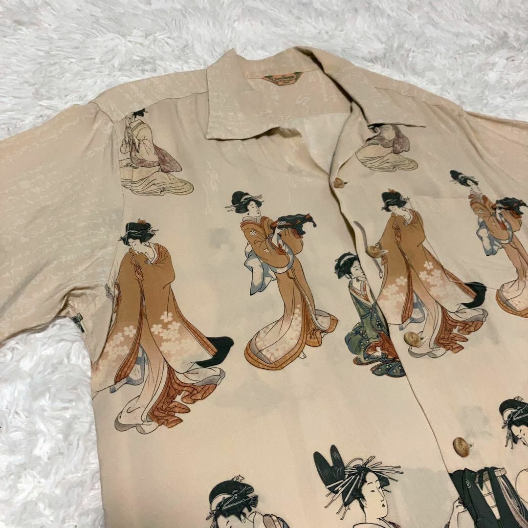 Sun Surf - 【美品】SUNSURF アロハシャツ 半袖 開襟 浮世絵 Sun Surf - 【美品】SUNSURF アロハシャツ 半袖 開襟 浮世絵