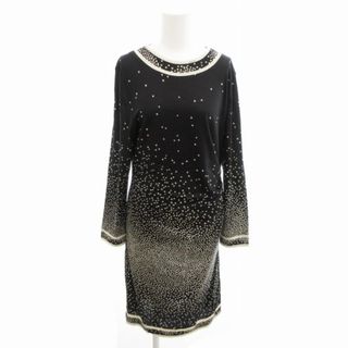 LEONARD - レオナール ワンピース ドット柄 ウール シルク混 LEONARD - レオナール ワンピース ドット柄 ウール シルク混