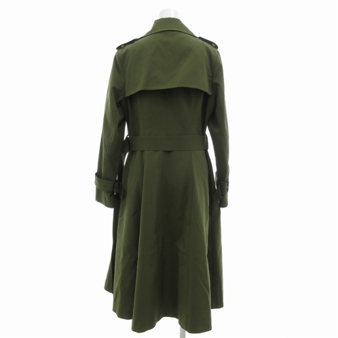 other - La MODE トレンチコート ベルト付き ロング丈 38 緑 other - La MODE トレンチコート ベルト付き ロング丈 38 緑