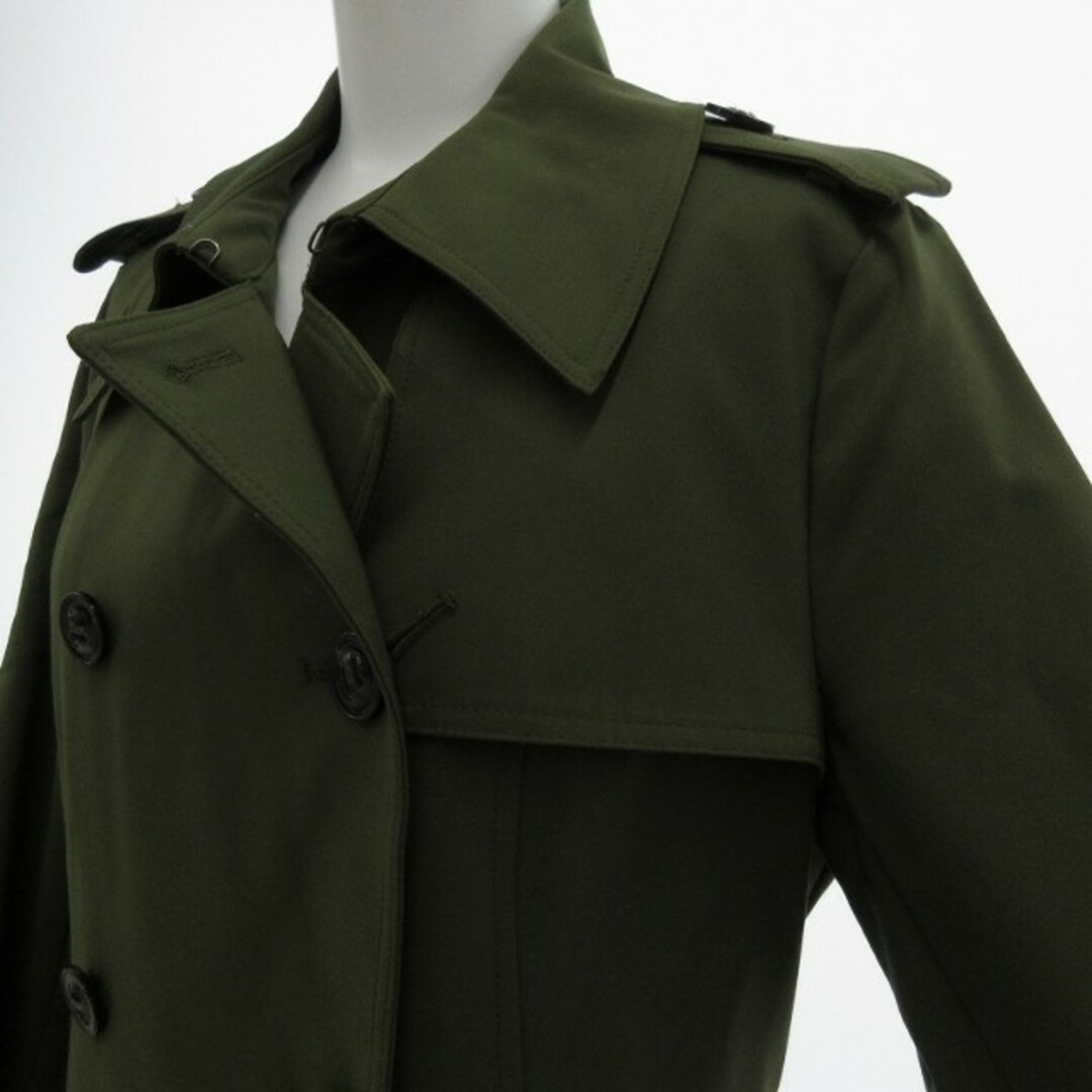 other - La MODE トレンチコート ベルト付き ロング丈 38 緑 other - La MODE トレンチコート ベルト付き ロング丈 38 緑