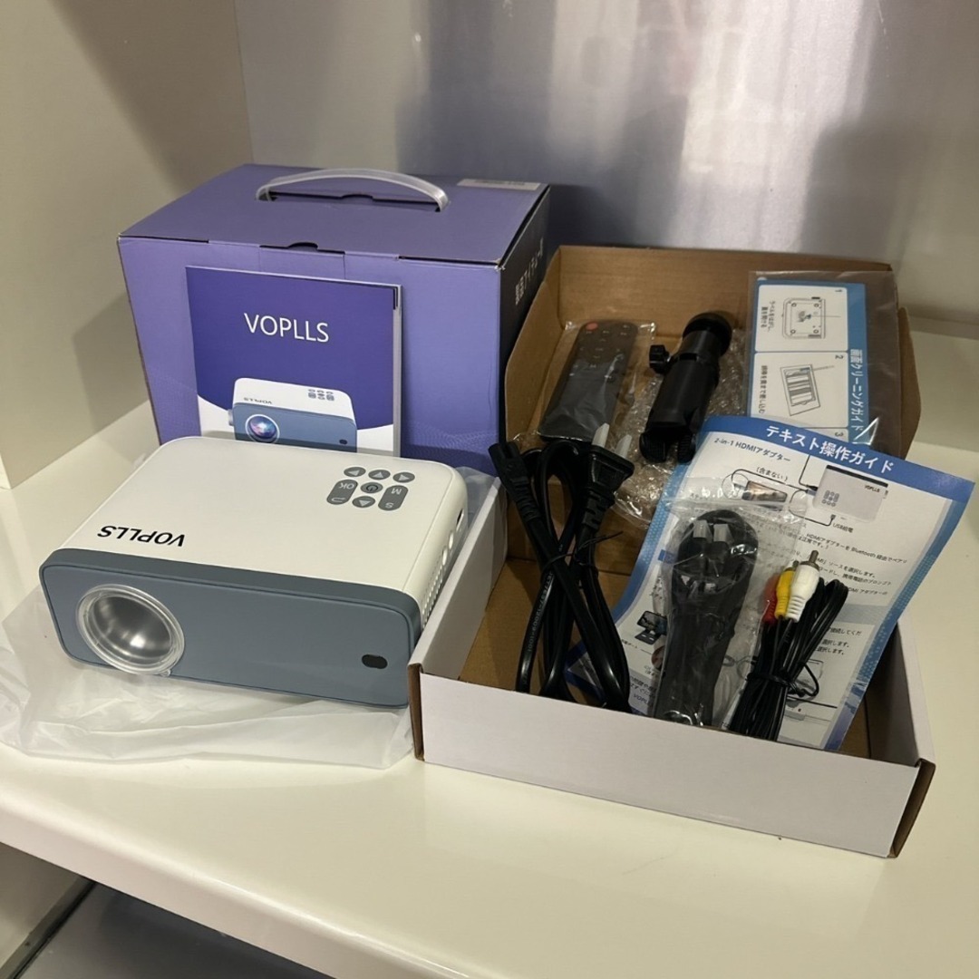 VOPLLS プロジェクター 小型 ホームプロジェクター VOPLLS プロジェクター 小型 ホームプロジェクター