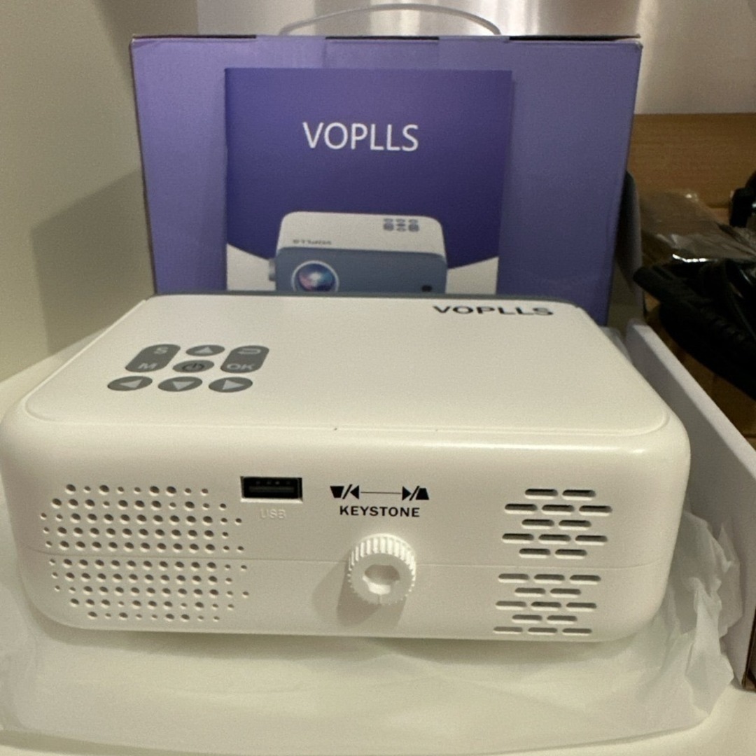 VOPLLS プロジェクター 小型 ホームプロジェクター VOPLLS プロジェクター 小型 ホームプロジェクター