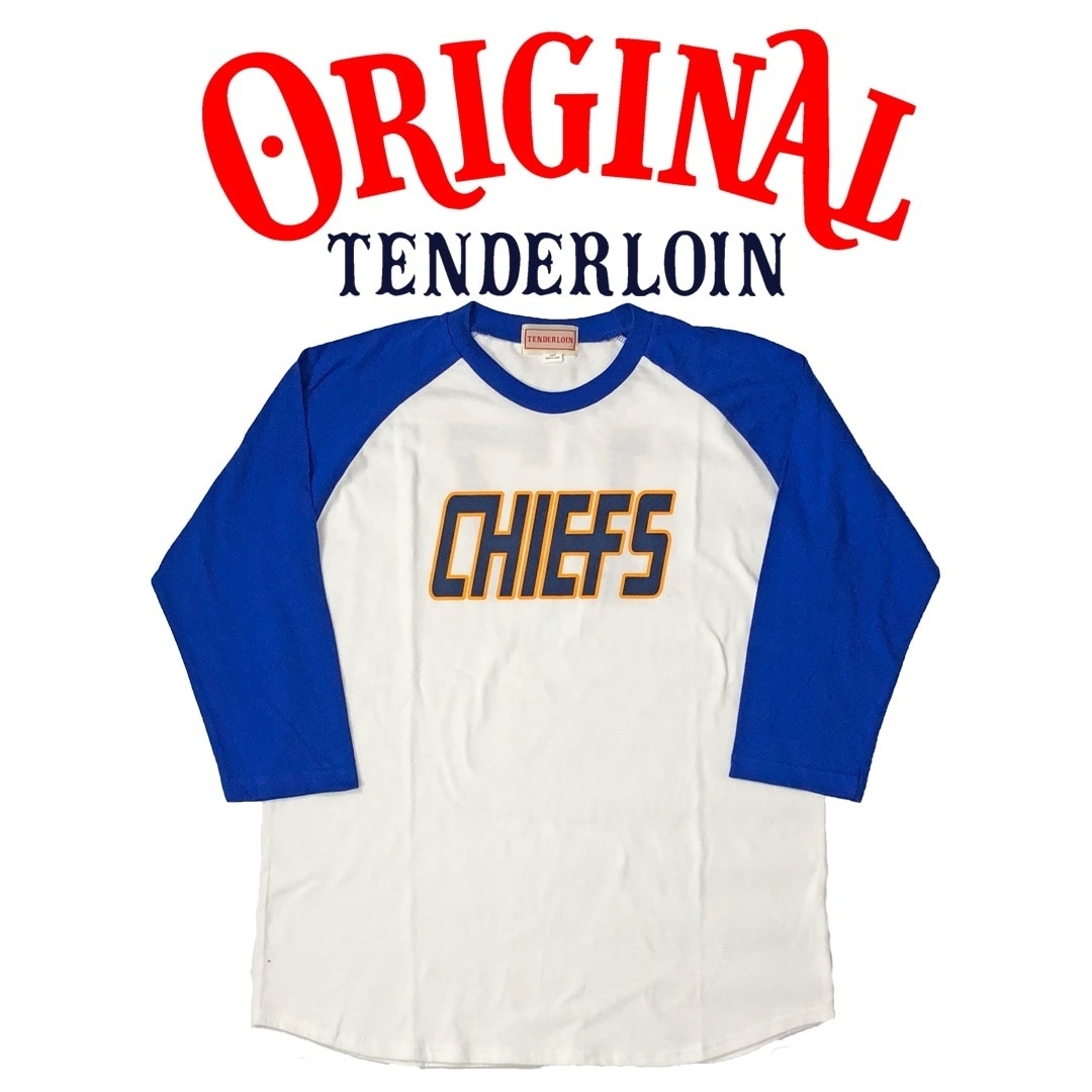 TENDERLOIN - TENDERLOIN☆CHIEFS 17 3/4 SLEEVE Tシャツ TENDERLOIN - TENDERLOIN☆CHIEFS 17 3/4 SLEEVE Tシャツ