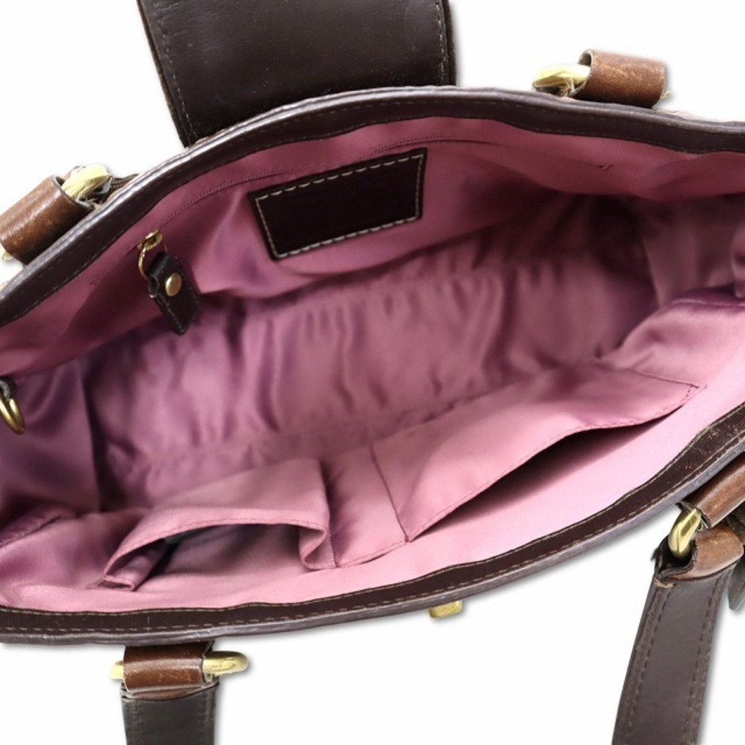 COACH - コーチ COACH レザー ターンロック シグネチャー トート COACH - コーチ COACH レザー ターンロック シグネチャー トート