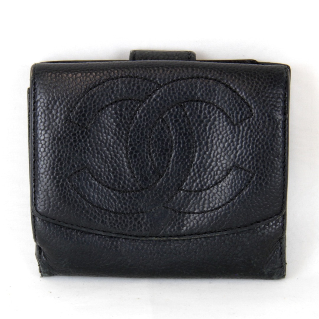 CHANEL - 『USED』 CHANEL シャネル ココマーク Wホック 二 CHANEL - 『USED』 CHANEL シャネル ココマーク Wホック 二