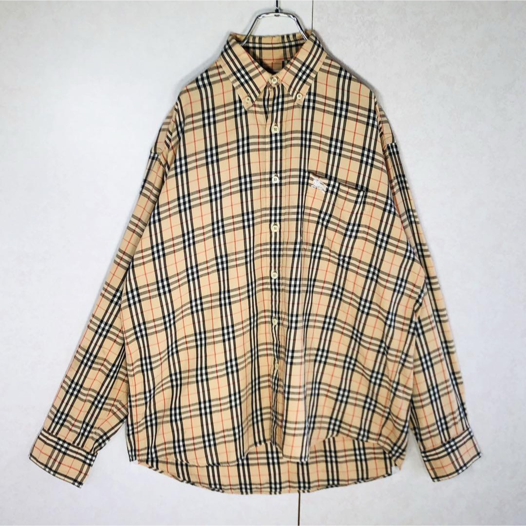 BURBERRY - 【大人気デザイン】バーバリー ノバチェック 刺繍 BURBERRY - 【大人気デザイン】バーバリー ノバチェック 刺繍