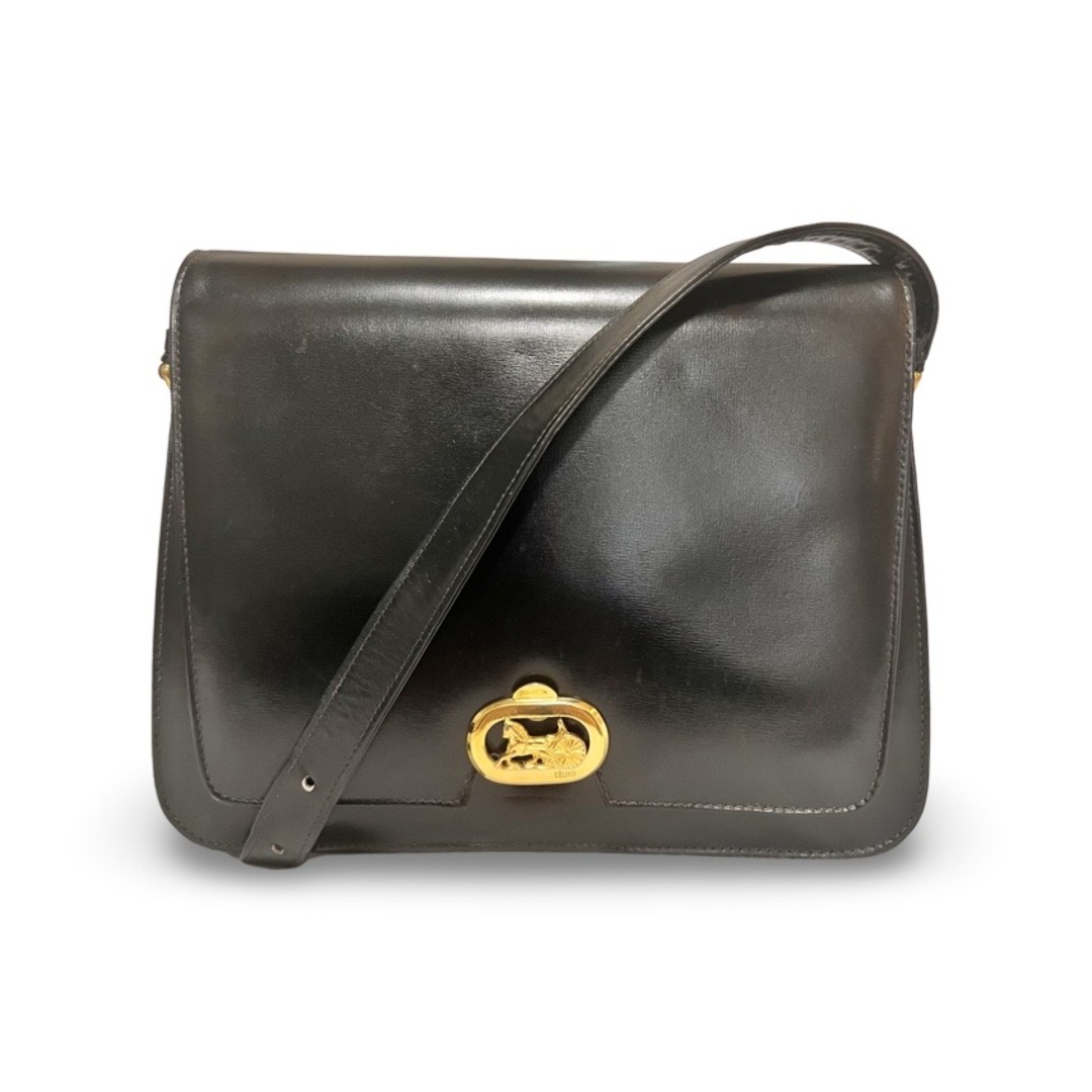 CELINE - CELINE セリーヌ 馬車 ホースキャリッジ マカダム金具 CELINE - CELINE セリーヌ 馬車 ホースキャリッジ マカダム金具